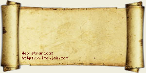 Jovana Bogunović vizit kartica